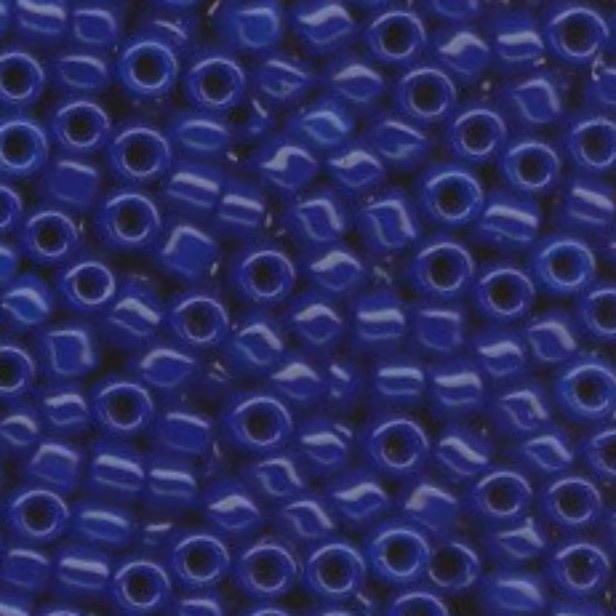 Opaque - Navy Blue, Japanese 11/0 Seed Beads (6in tube)
